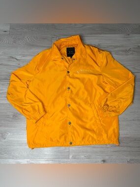 Armani Exchange Jacket L Windbreaker Designer Luxury Streetwear Colorful Utility